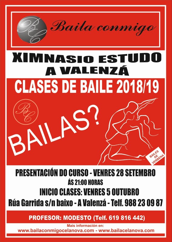 CLASES DE BAILE EN A VALENZA 2018/19